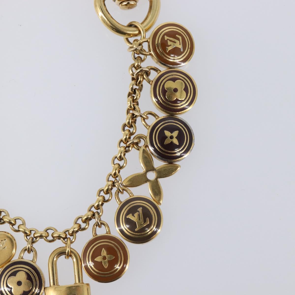 LOUIS VUITTON Porte Cles Chainne Pastille Key Holder metal M65386 LV Auth hk4180