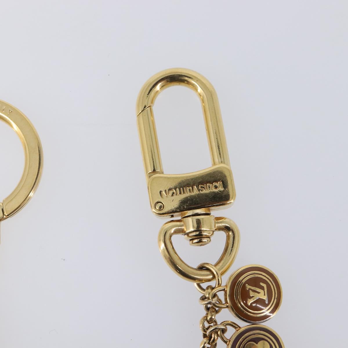 LOUIS VUITTON Porte Cles Chainne Pastille Key Holder metal M65386 LV Auth hk4180