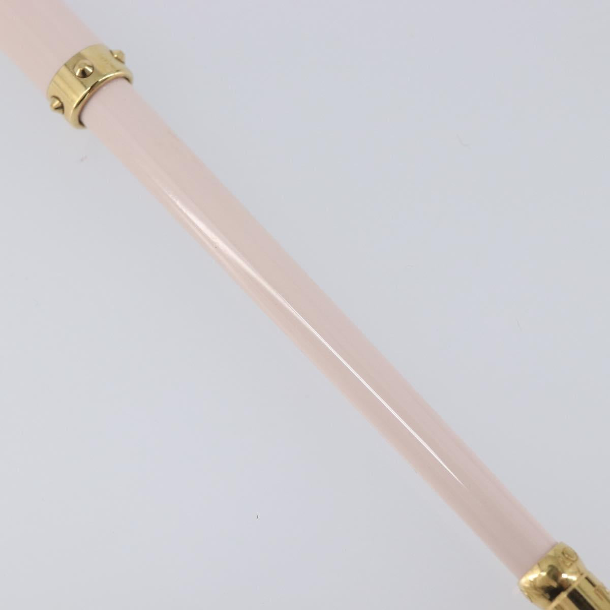 LOUIS VUITTON Stylo Agenda PM Ballpoint Pen metal Pink LV Auth hk4182