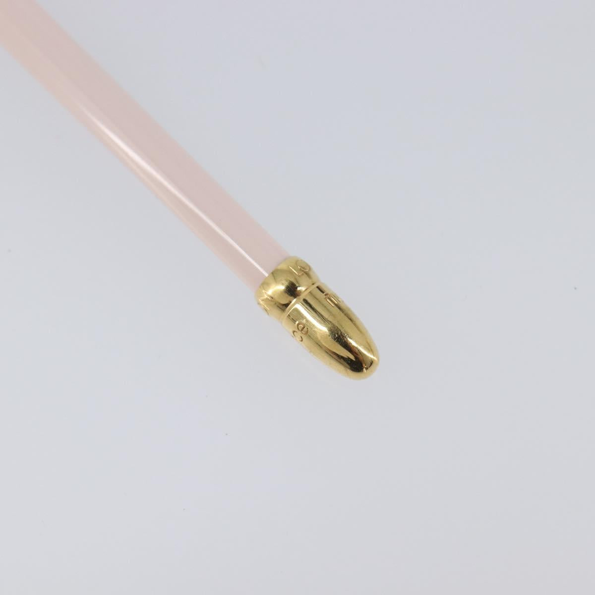LOUIS VUITTON Stylo Agenda PM Ballpoint Pen metal Pink LV Auth hk4182