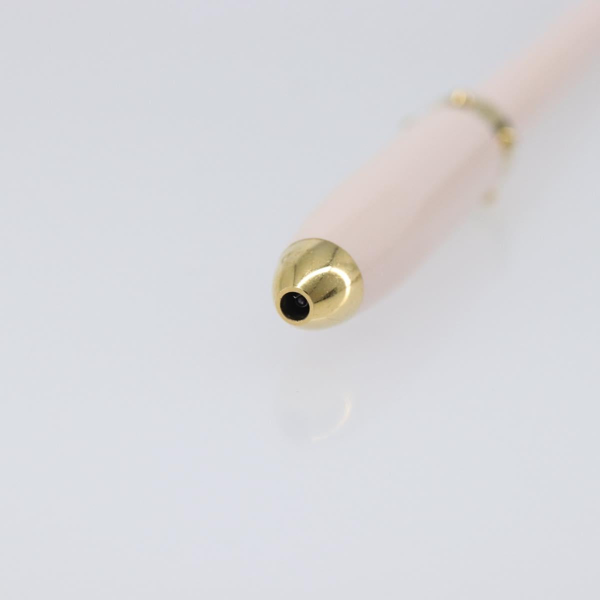 LOUIS VUITTON Stylo Agenda PM Ballpoint Pen metal Pink LV Auth hk4182