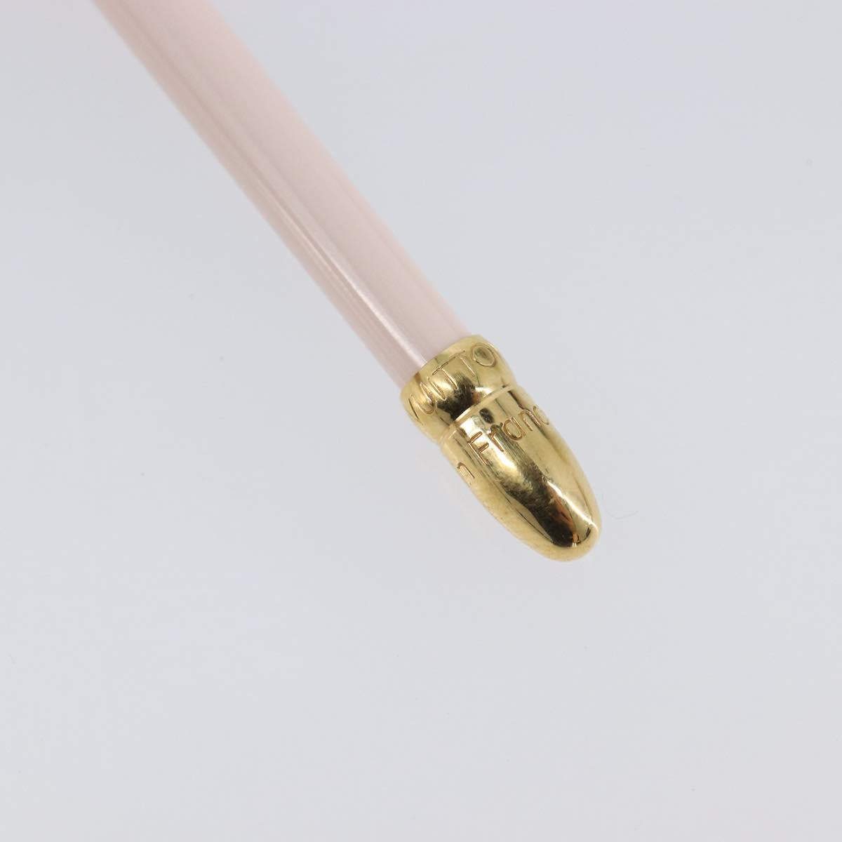 LOUIS VUITTON Stylo Agenda PM Ballpoint Pen metal Pink LV Auth hk4182