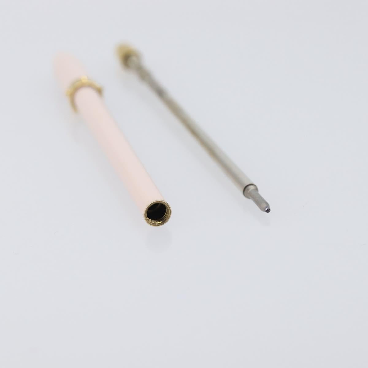 LOUIS VUITTON Stylo Agenda PM Ballpoint Pen metal Pink LV Auth hk4182
