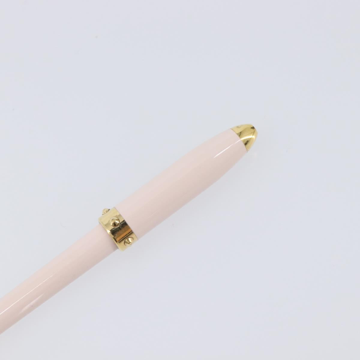 LOUIS VUITTON Stylo Agenda PM Ballpoint Pen metal Pink LV Auth hk4182
