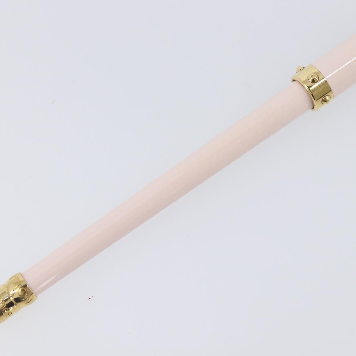 LOUIS VUITTON Stylo Agenda PM Ballpoint Pen metal Pink LV Auth hk4182
