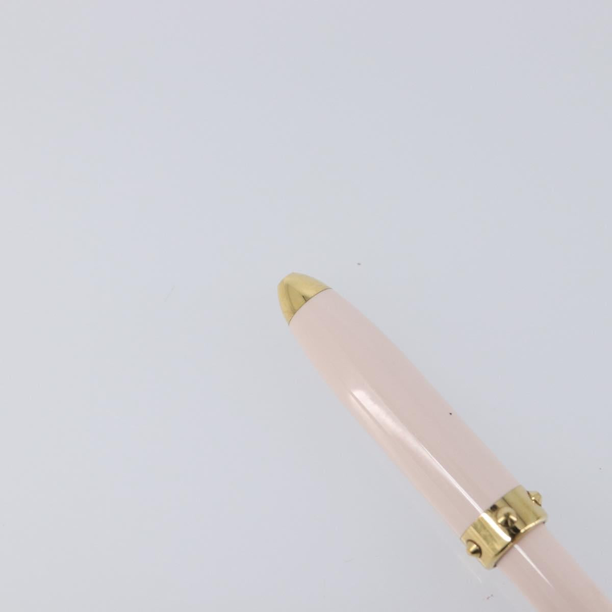 LOUIS VUITTON Stylo Agenda PM Ballpoint Pen metal Pink LV Auth hk4182