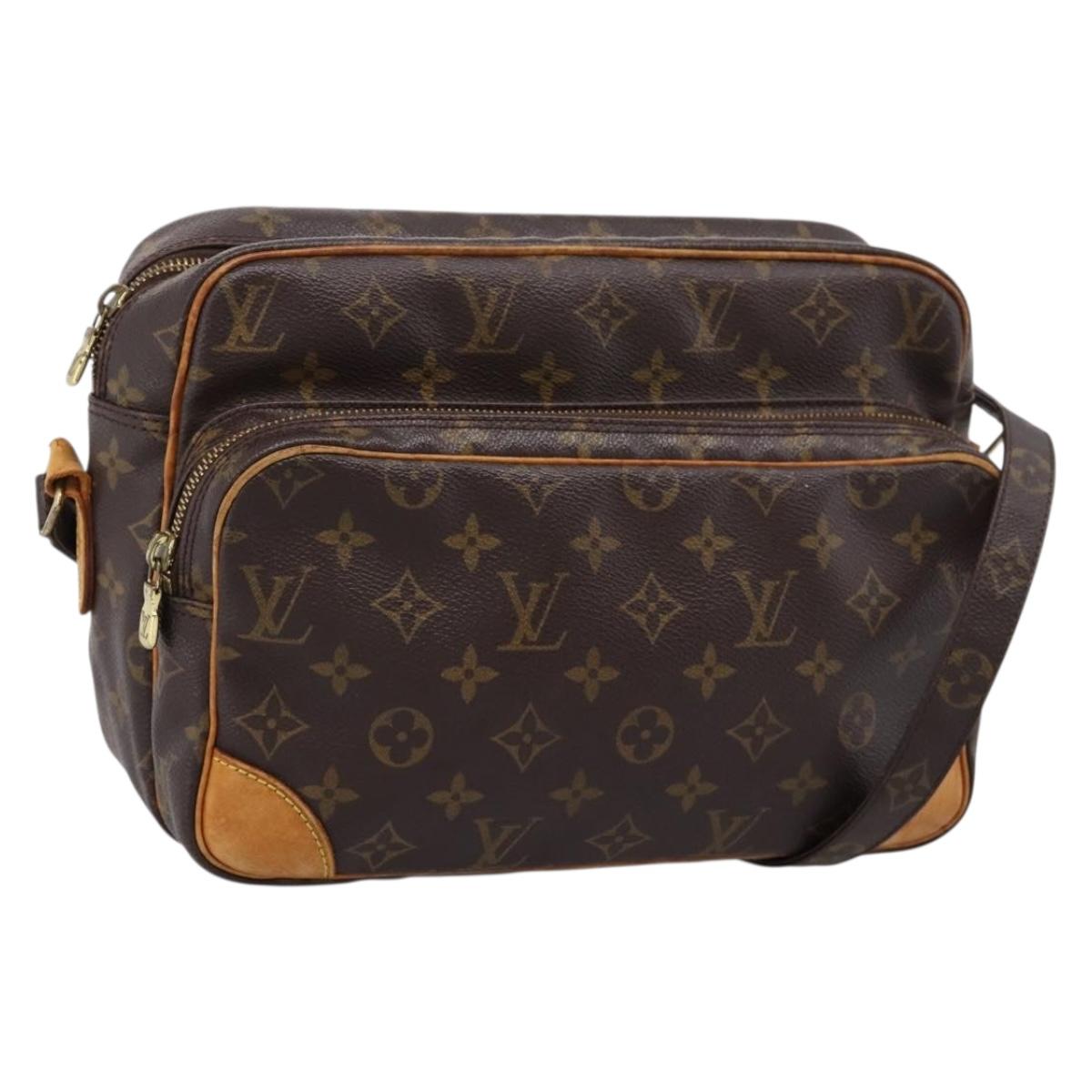 LOUIS VUITTON Monogram Nile Shoulder Bag M45244 LV Auth hk4190