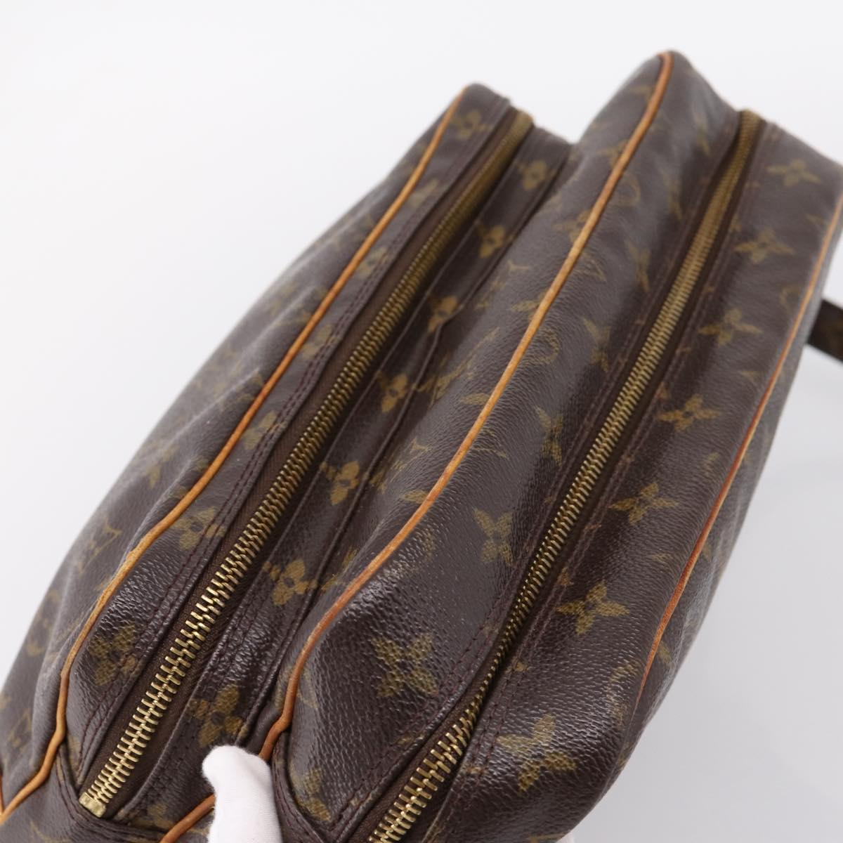 LOUIS VUITTON Monogram Nile Shoulder Bag M45244 LV Auth hk4190