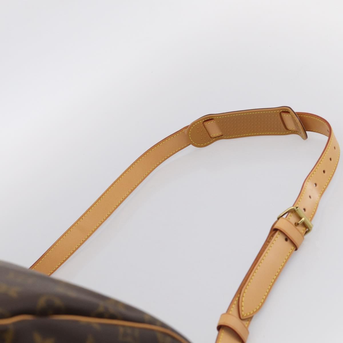 LOUIS VUITTON Monogram Keepall Bandouliere 55 Boston Bag M41414 LV Auth hk4191V