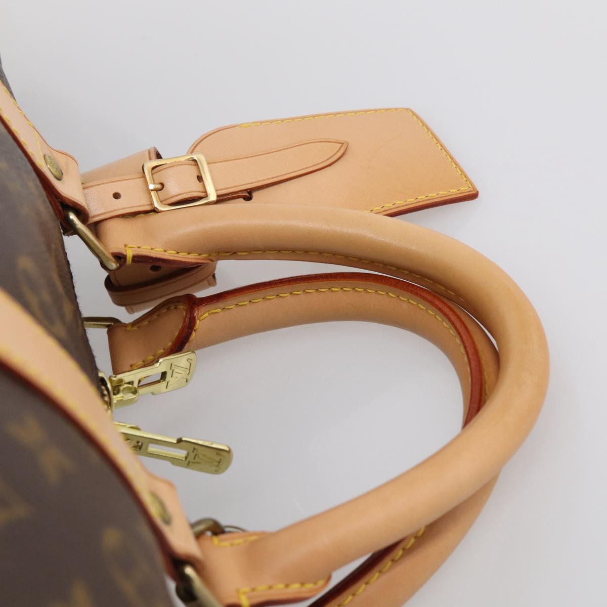 LOUIS VUITTON Monogram Keepall Bandouliere 55 Boston Bag M41414 LV Auth hk4191V