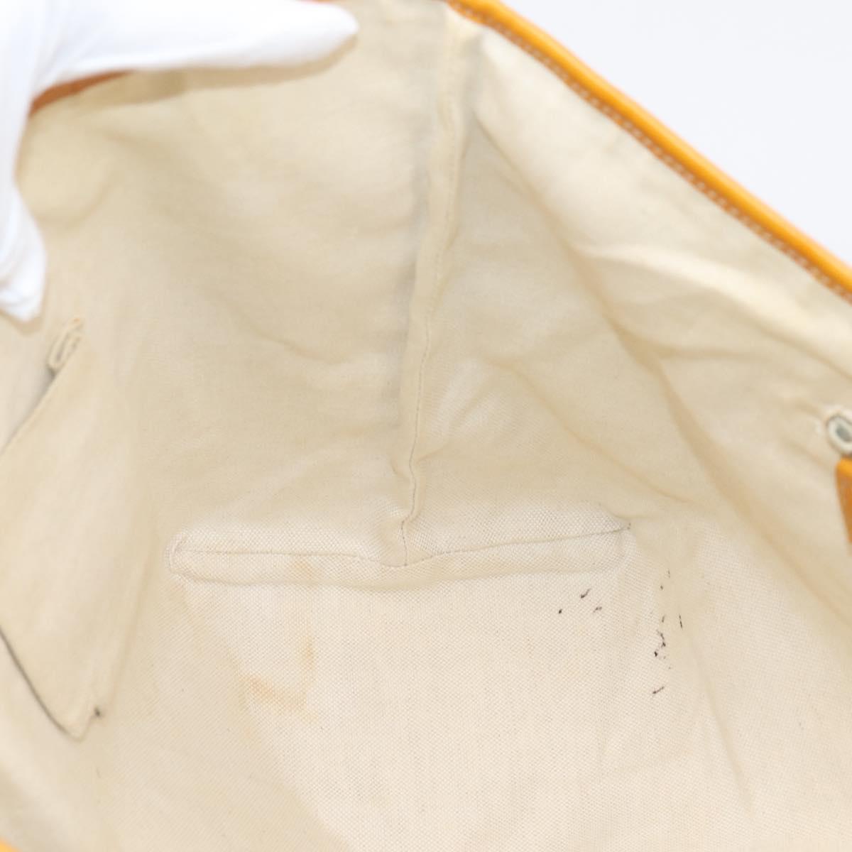 GUCCI GG Canvas Tote Bag Beige Gold 211976 Auth hk4219