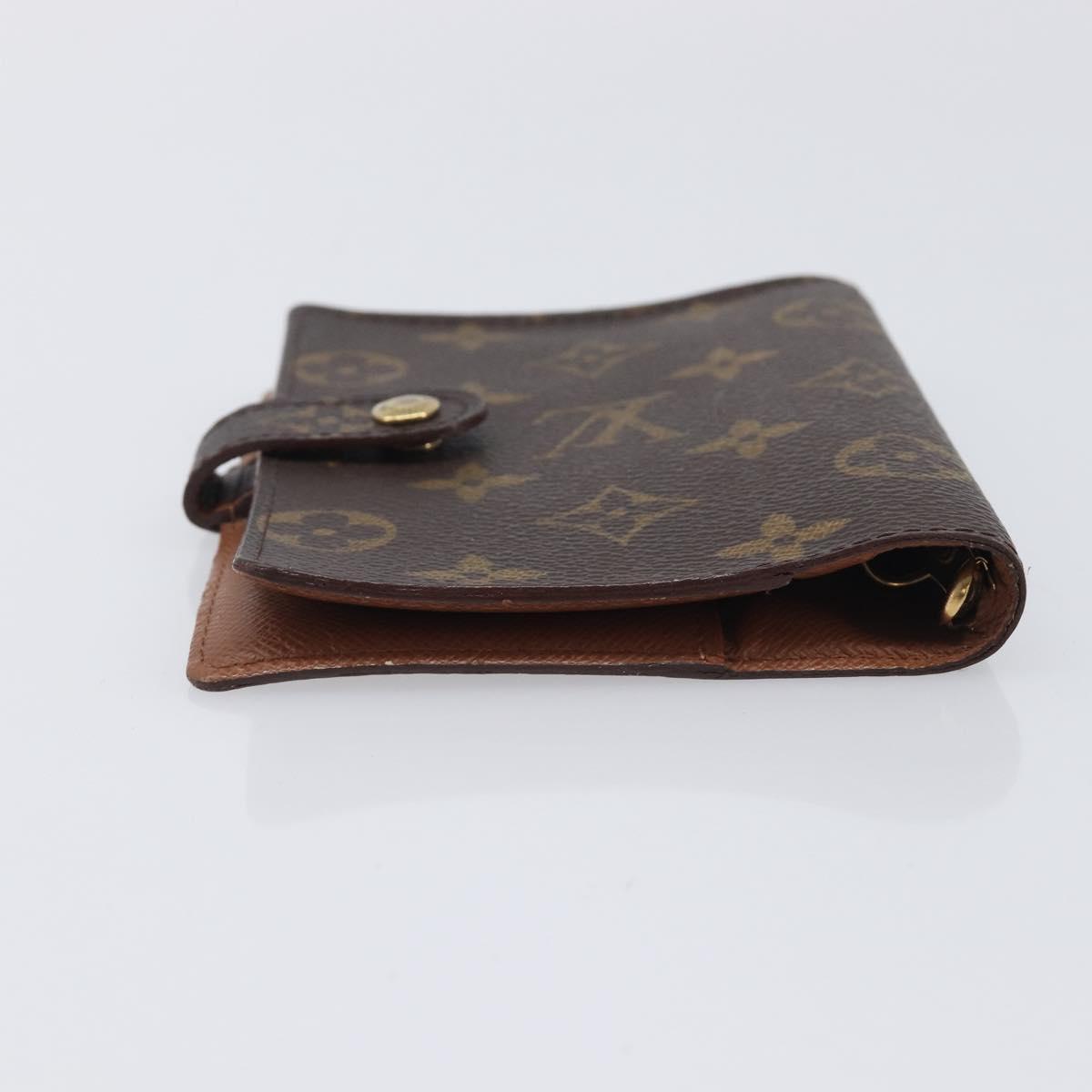 LOUIS VUITTON Monogram Agenda PM Day Planner Cover R20005 LV Auth hk4250