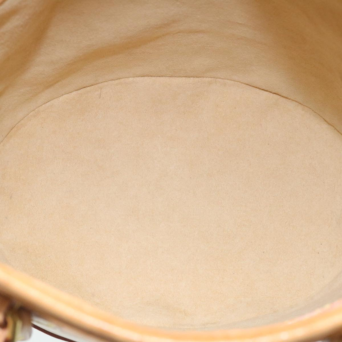 LOUIS VUITTON Nomad Bucket PM Shoulder Bag Beige M85001 LV Auth hs790