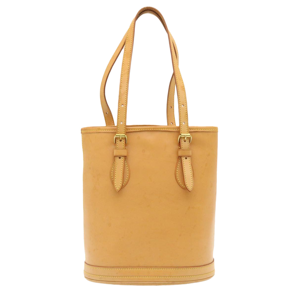 LOUIS VUITTON Nomad Bucket PM Shoulder Bag Beige M85001 LV Auth hs790