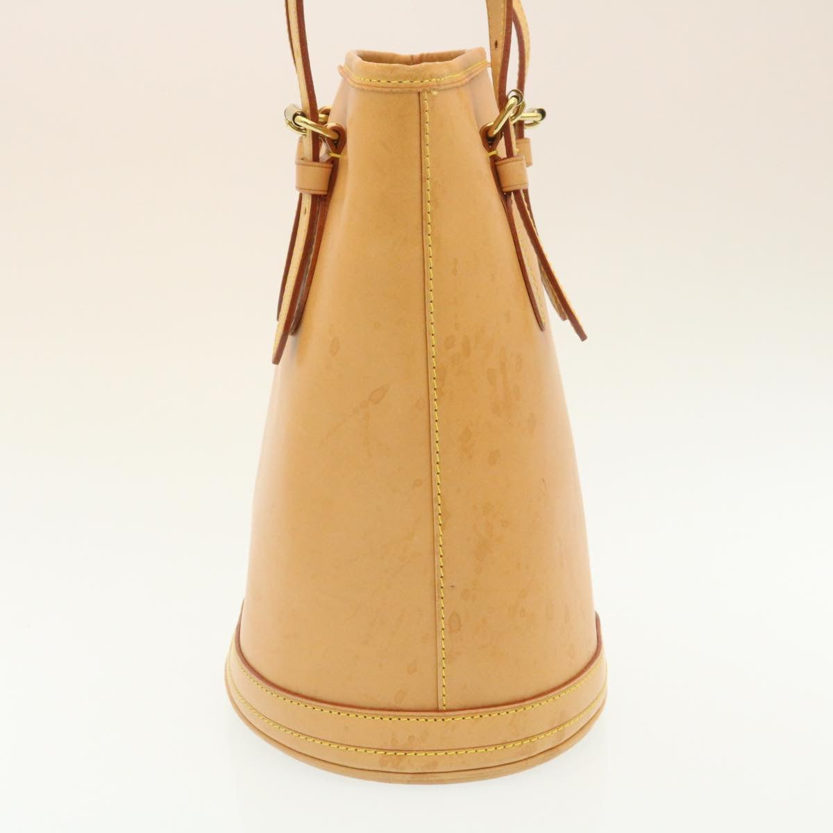 LOUIS VUITTON Nomad Bucket PM Shoulder Bag Beige M85001 LV Auth hs790