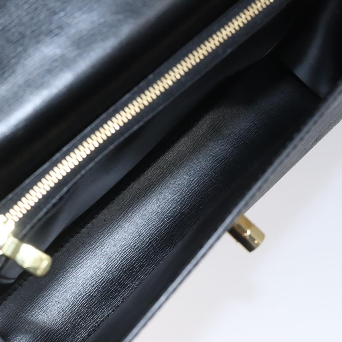 LOUIS VUITTON Epi Malesherbes Hand Bag Black M52372 LV Auth IN021