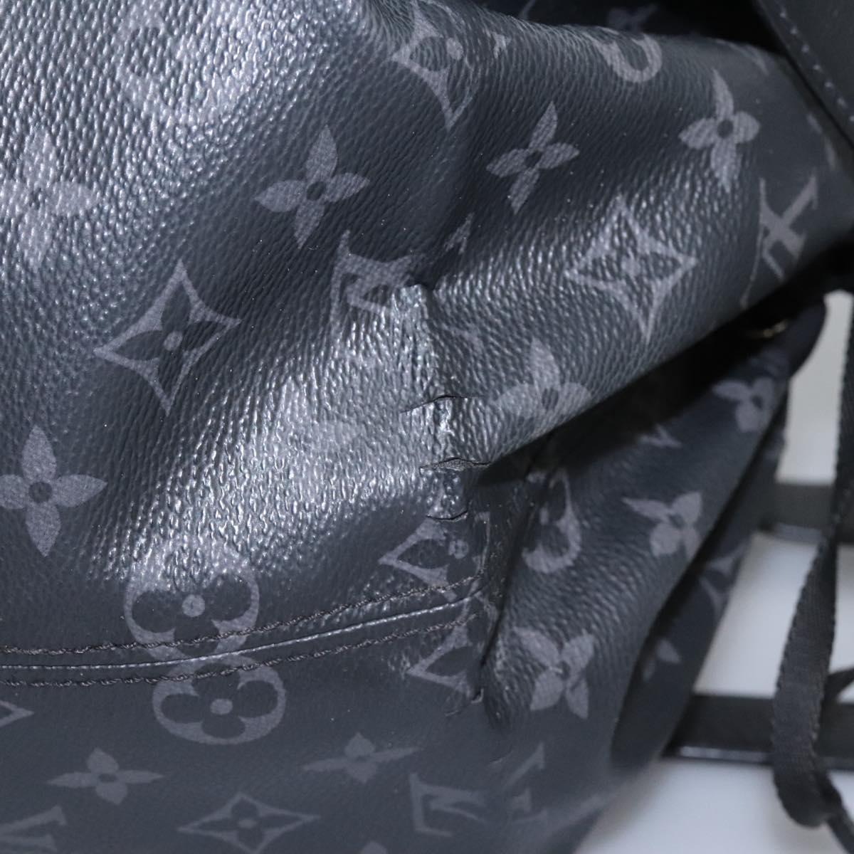LOUIS VUITTON Monogram Eclipse Cabas light Tote Bag M44228 LV Auth IN064