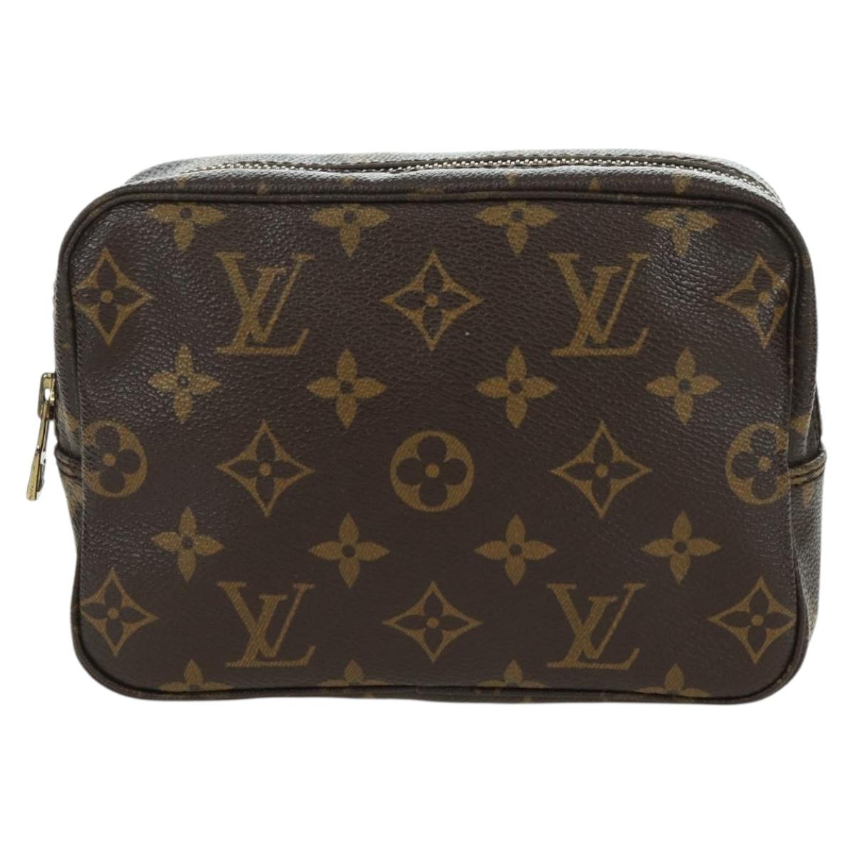 LOUIS VUITTON Monogram Trousse Toilette 18 Pouch M47526 LV Auth INZ022A