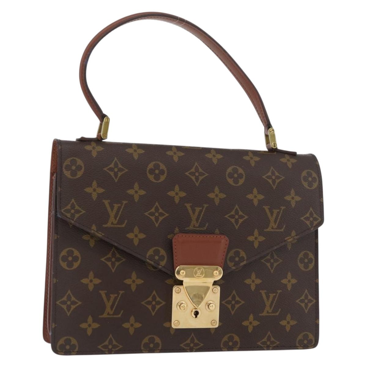 LOUIS VUITTON Monogram Concorde Hand Bag M51190 LV Auth INZ066