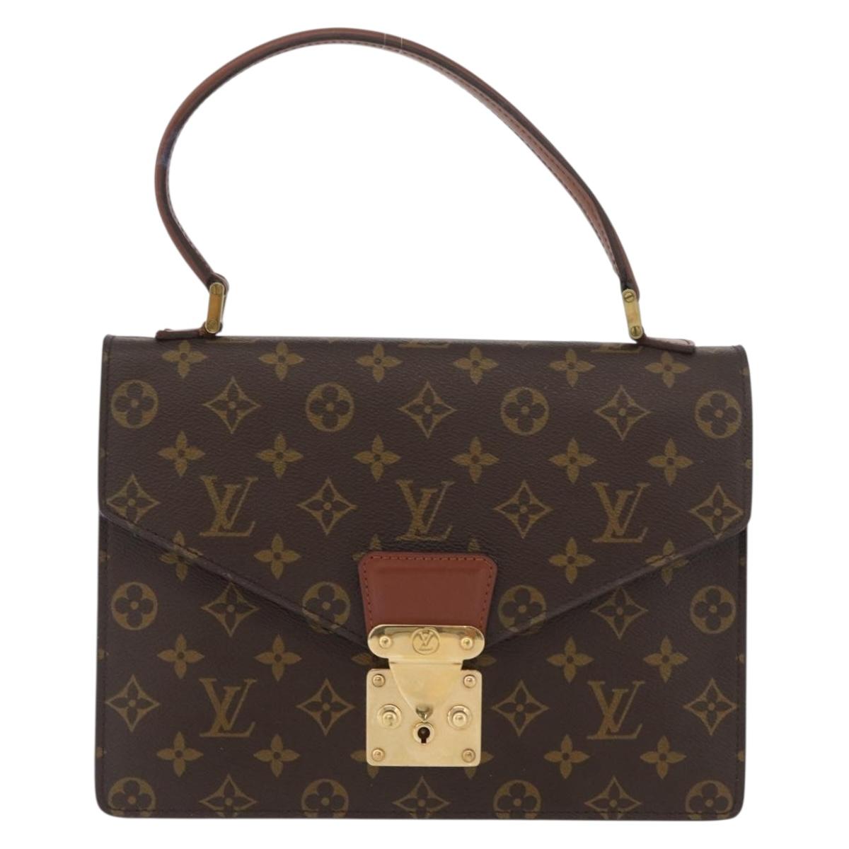 LOUIS VUITTON Monogram Concorde Hand Bag M51190 LV Auth INZ066