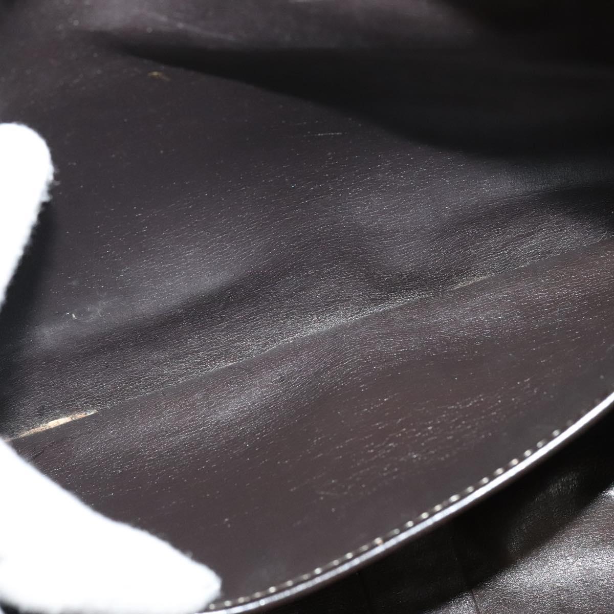 Christian Dior Trotter Canvas Shoulder Bag Brown Auth JB006