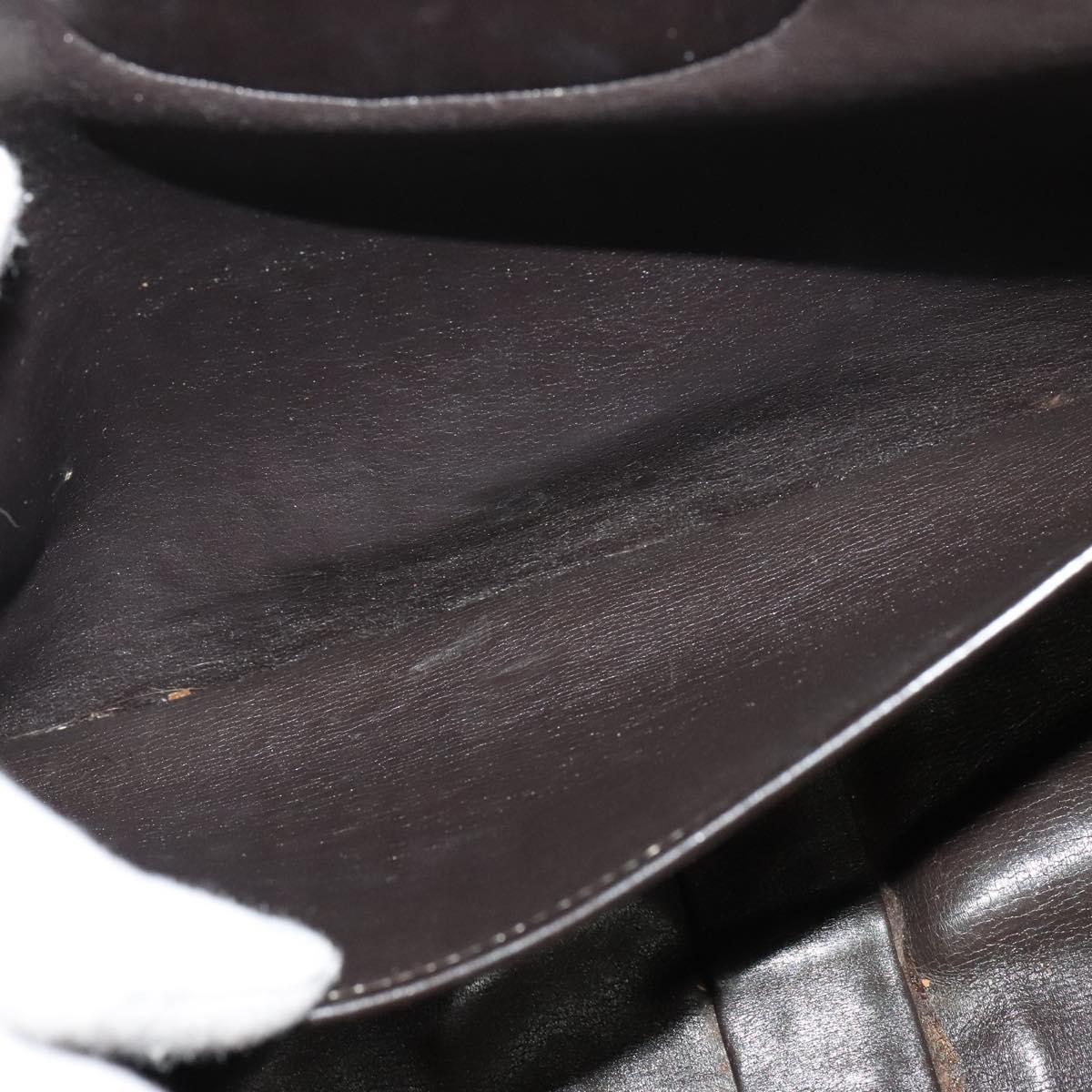 Christian Dior Trotter Canvas Shoulder Bag Brown Auth JB006