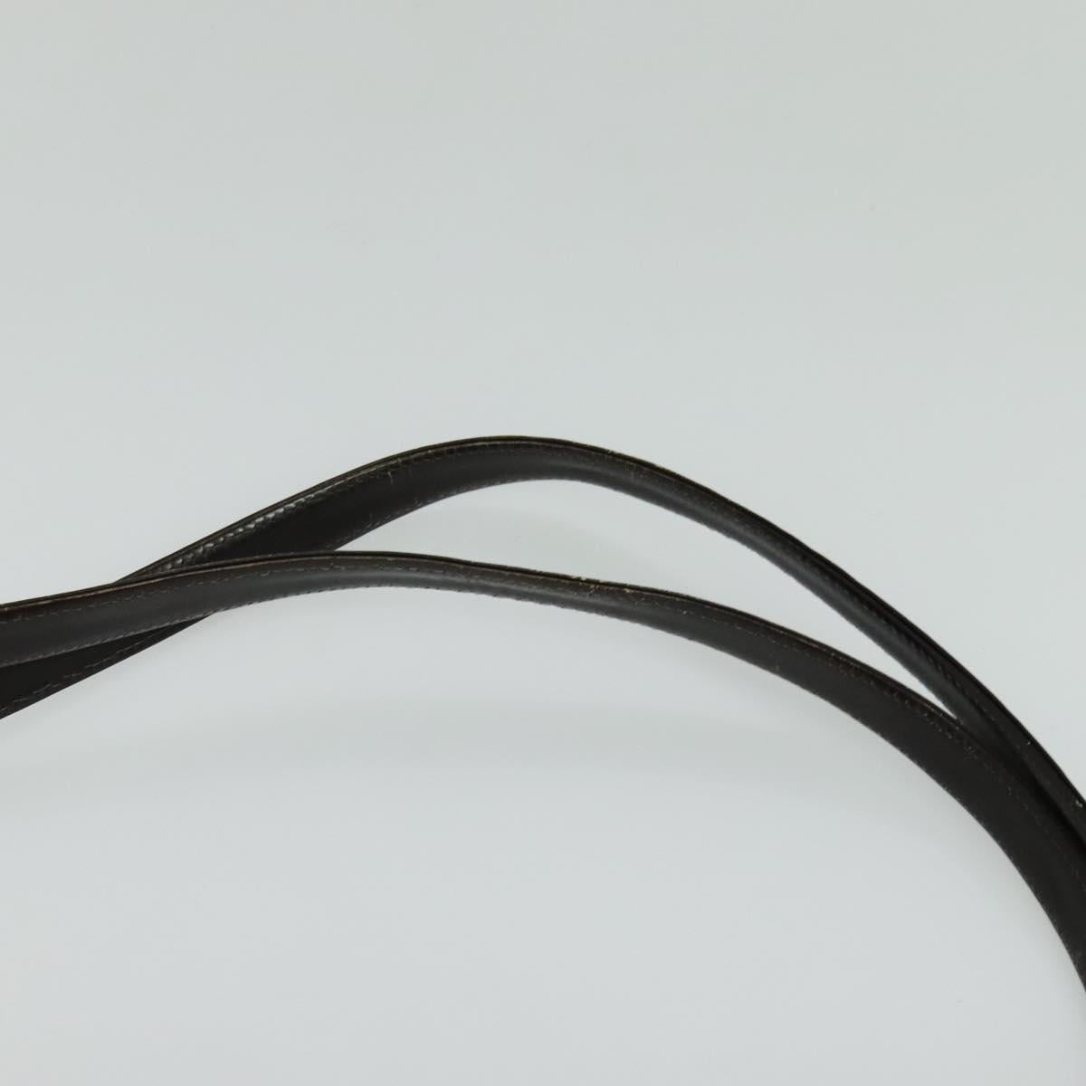 Christian Dior Trotter Canvas Shoulder Bag Brown Auth JB006