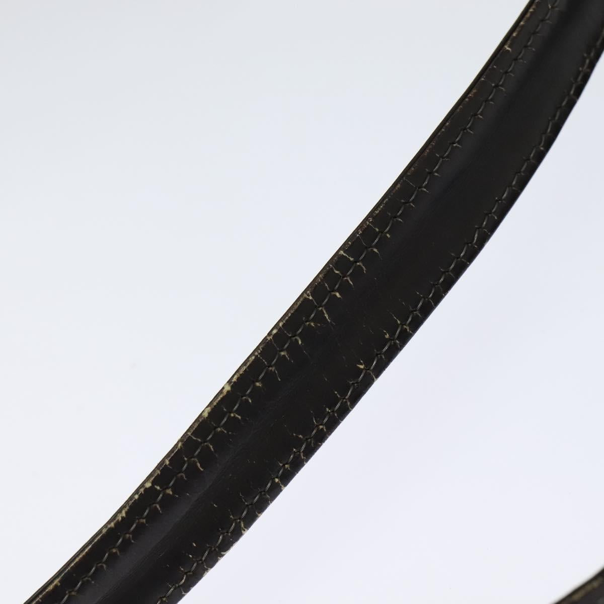 Christian Dior Trotter Canvas Shoulder Bag Brown Auth JB006