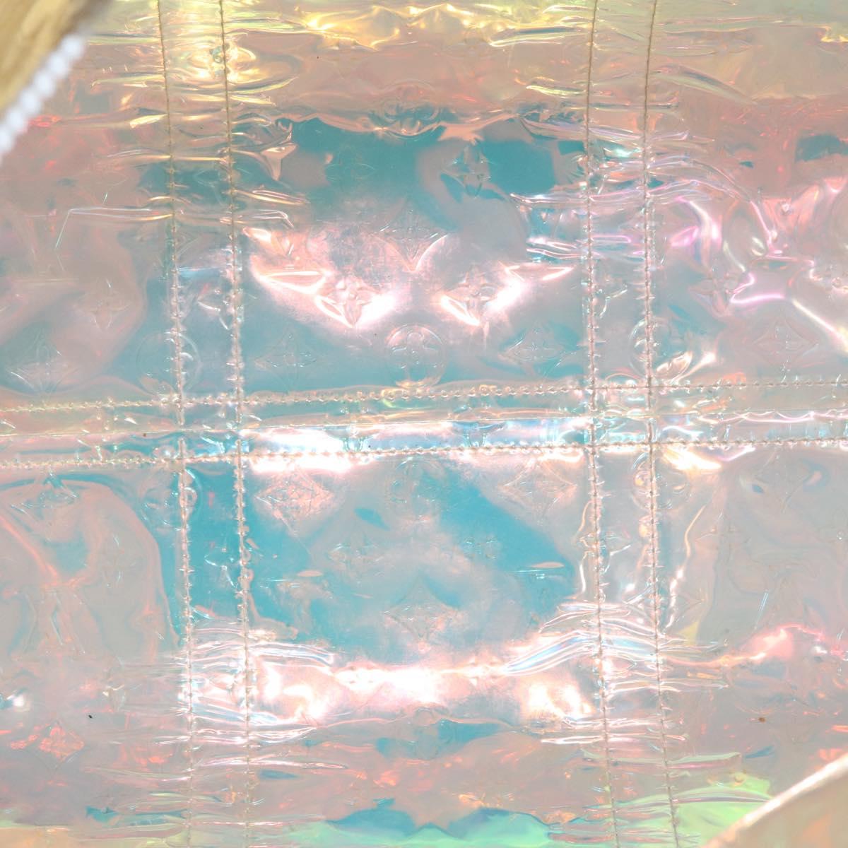 LOUIS VUITTON Monogram Prism Keepall Bandouliere 50 Bag M53271 LV Auth JB033A