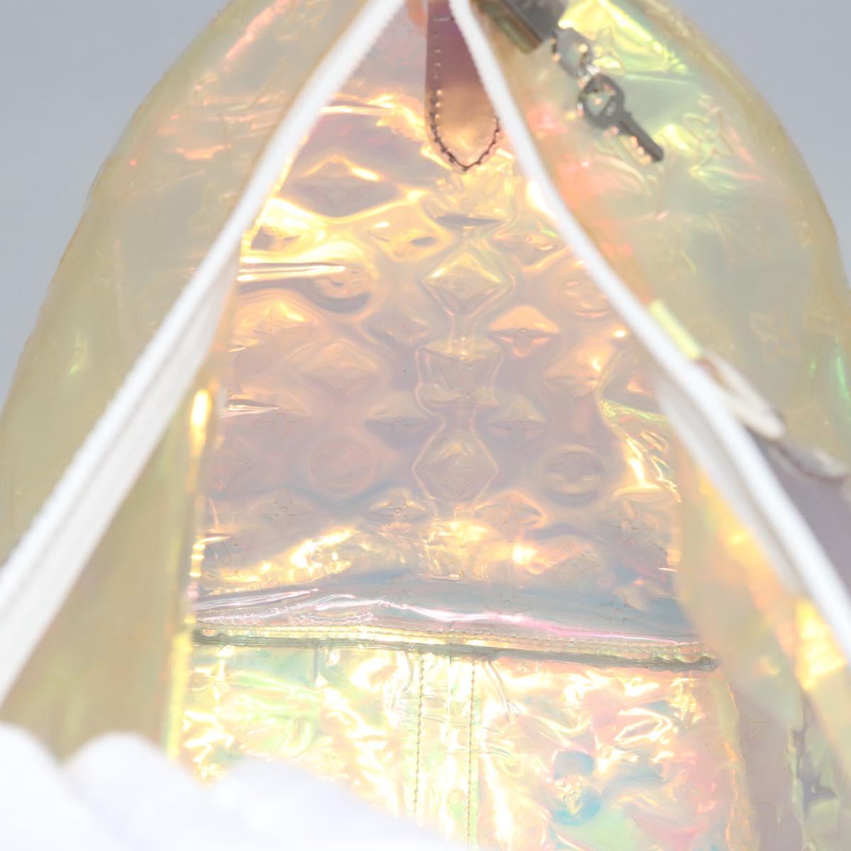 LOUIS VUITTON Monogram Prism Keepall Bandouliere 50 Bag M53271 LV Auth JB033A