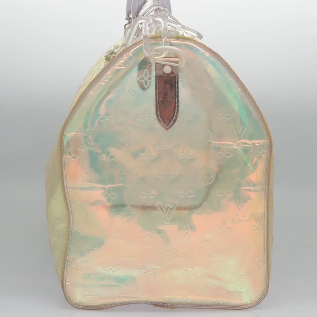 LOUIS VUITTON Monogram Prism Keepall Bandouliere 50 Bag M53271 LV Auth JB033A