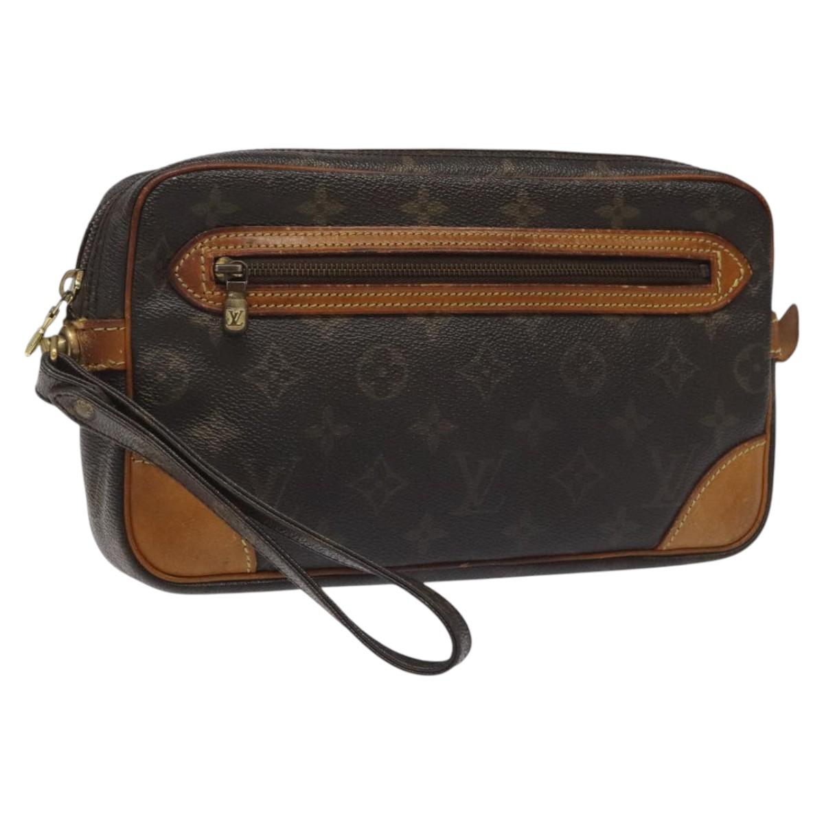 LOUIS VUITTON Monogram Marly Dragonne GM Clutch Bag M51825 LV Auth JB047