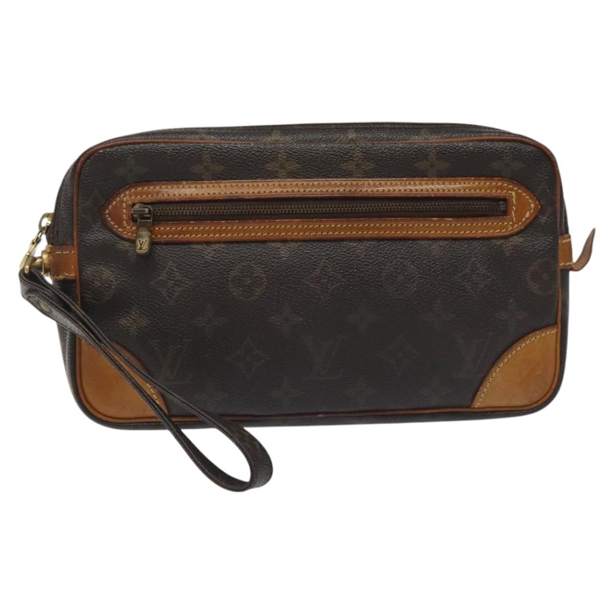 LOUIS VUITTON Monogram Marly Dragonne GM Clutch Bag M51825 LV Auth JB047