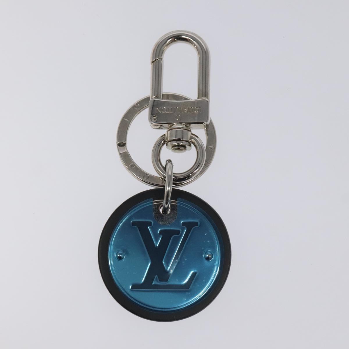 LOUIS VUITTON LV Circle Key Holder metal Silver M67362 LV Auth JB061
