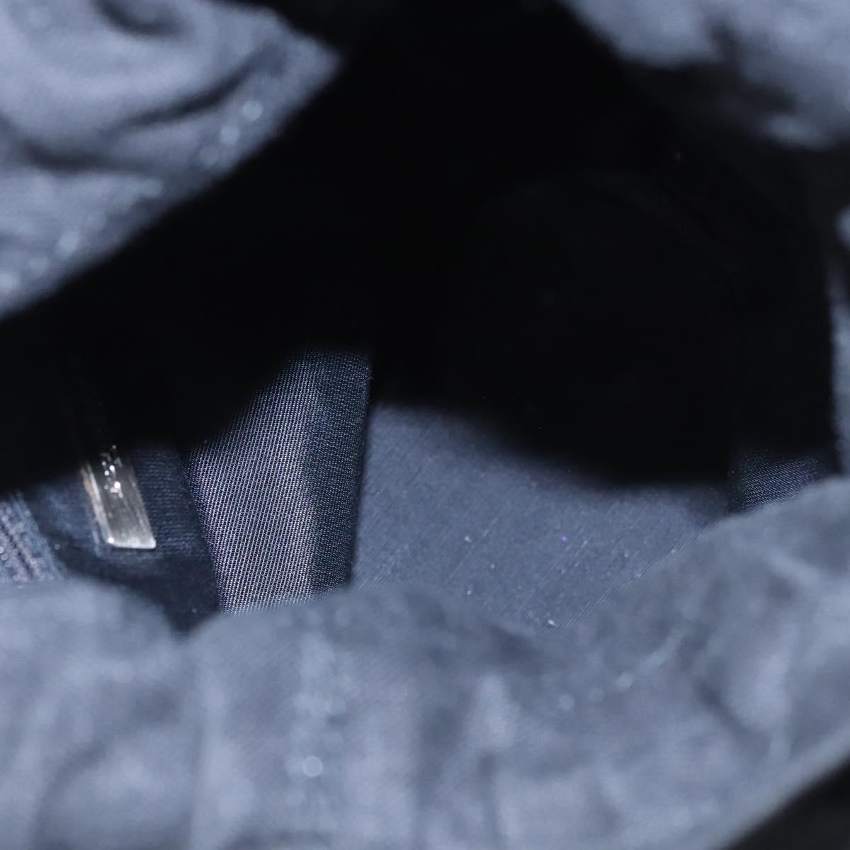 BURBERRY Nova Check Hand Bag Canvas Navy Auth JB069