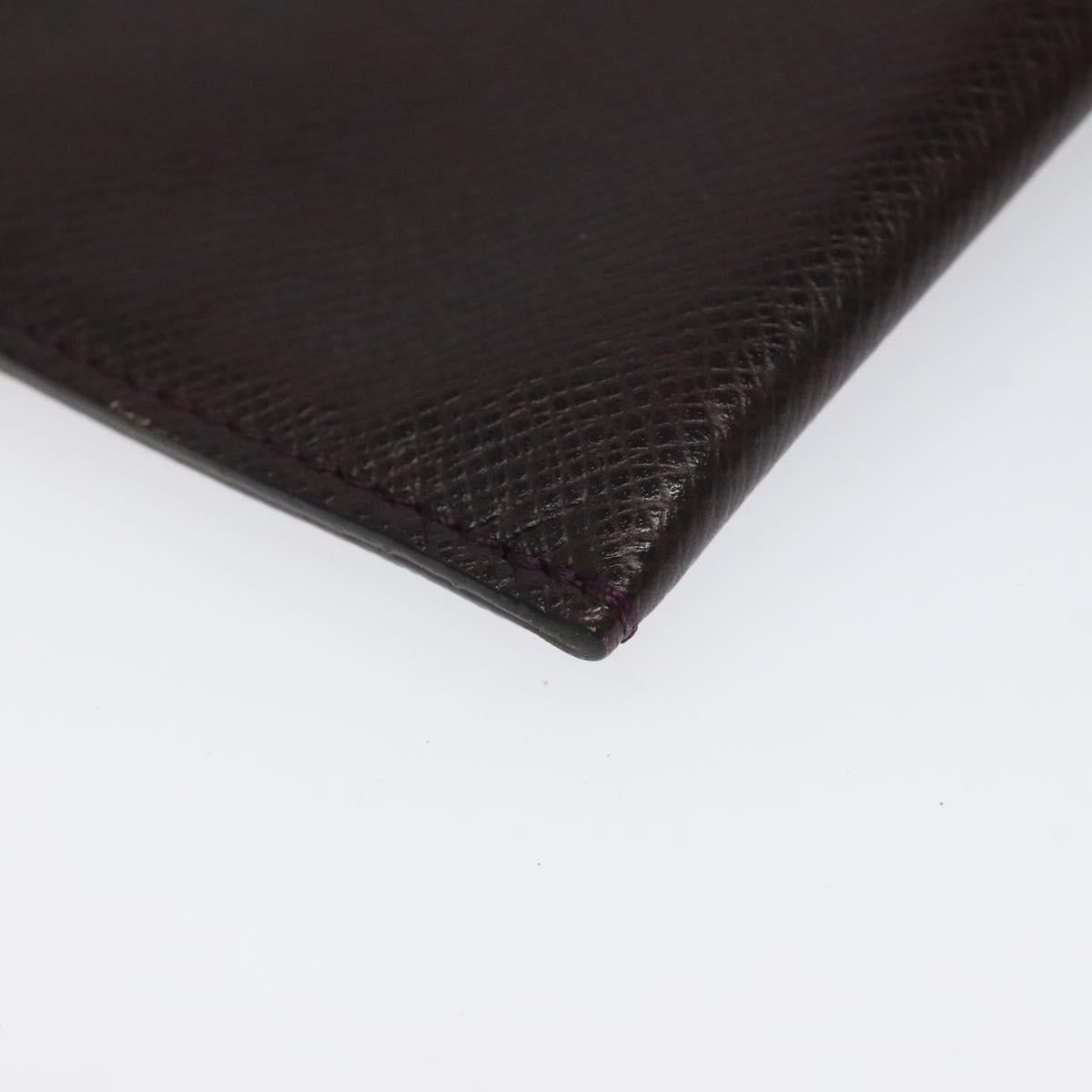 LOUIS VUITTON Taiga Document Case Clutch Bag Acajou M99087 LV Auth JB083