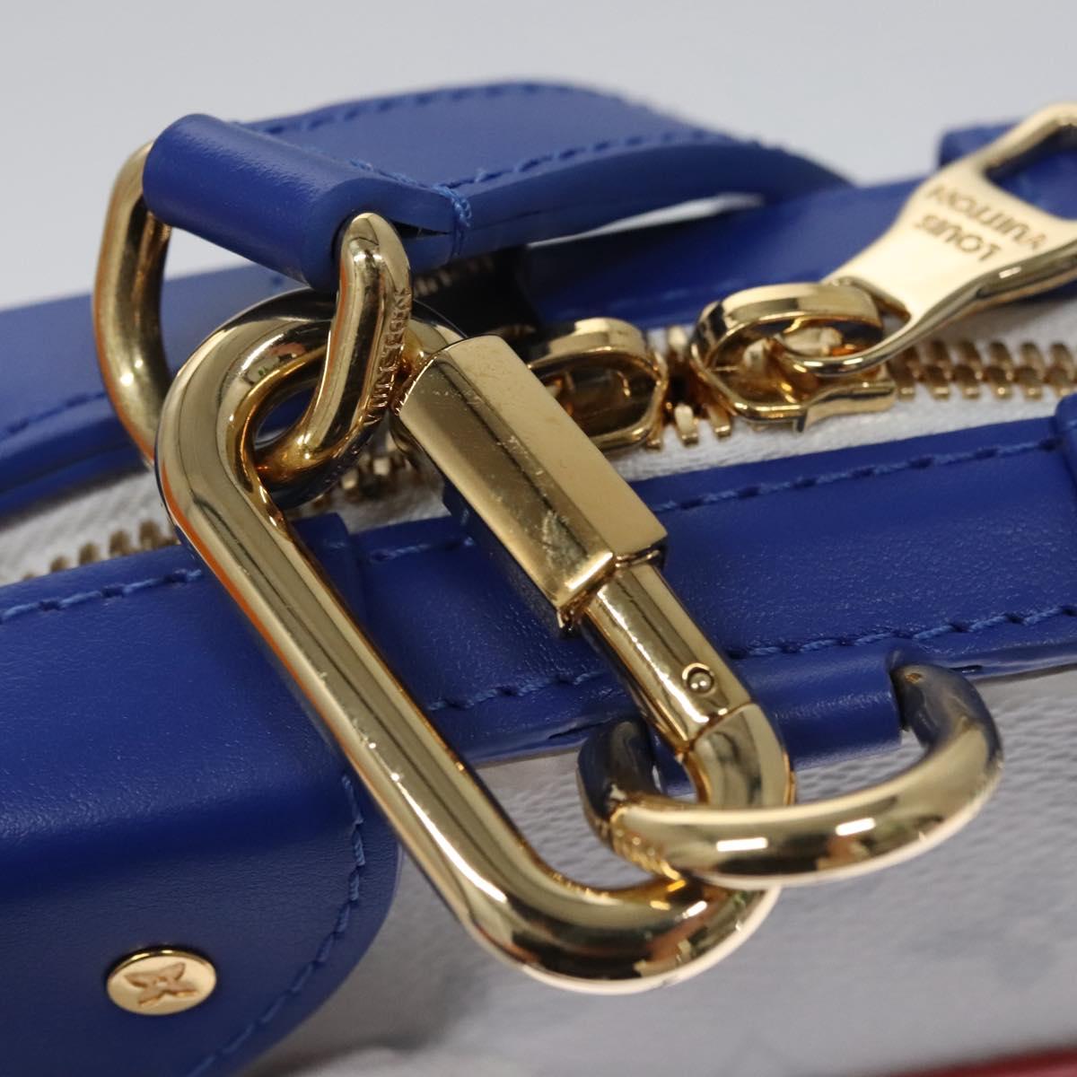 LOUIS VUITTON LVxNBA Tigerama Soft Trunk Phone Box Bag White M80101 Auth JB084S