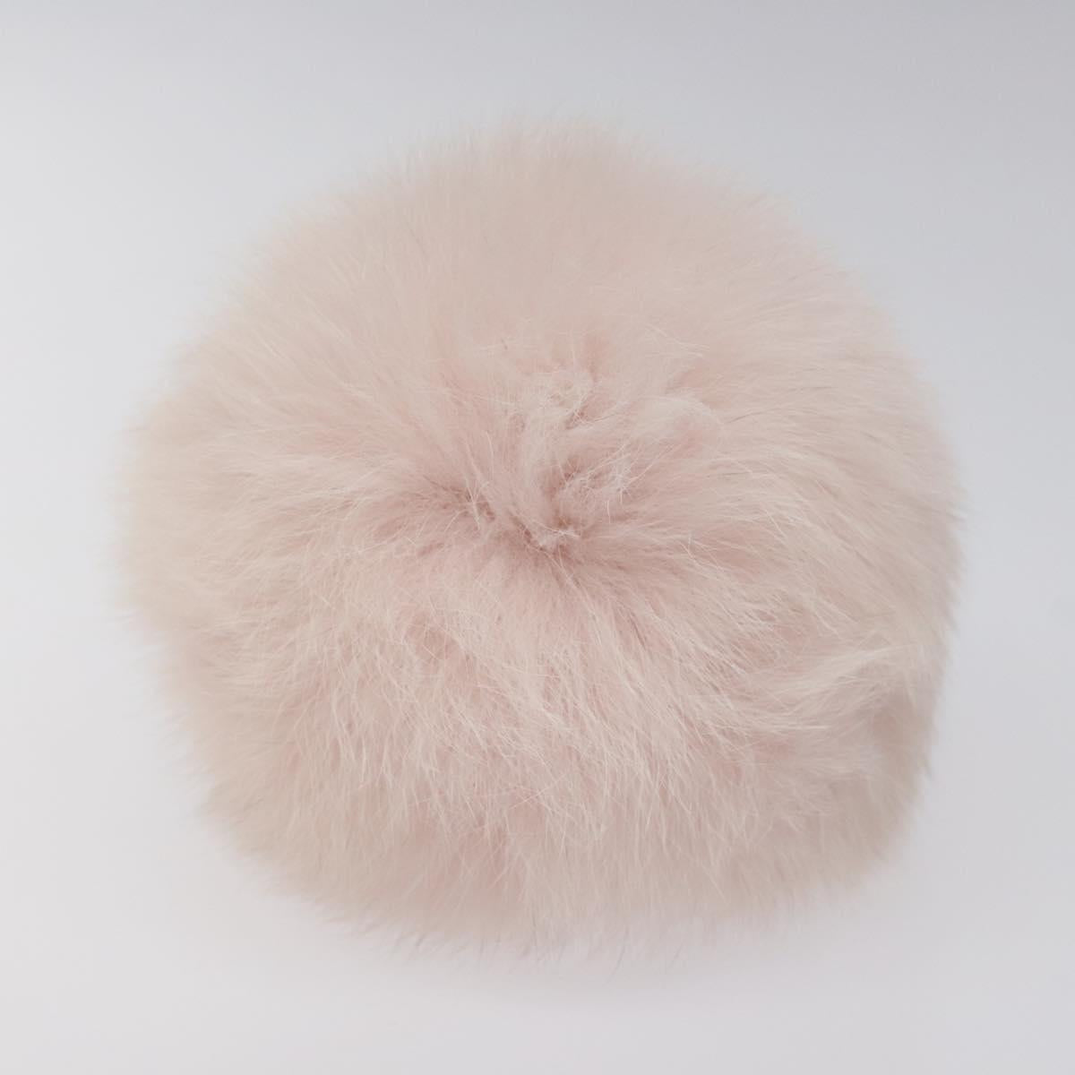 LOUIS VUITTON Fuzzy Bubble Key Holder Pink Gold M67371 LV Auth JB089A