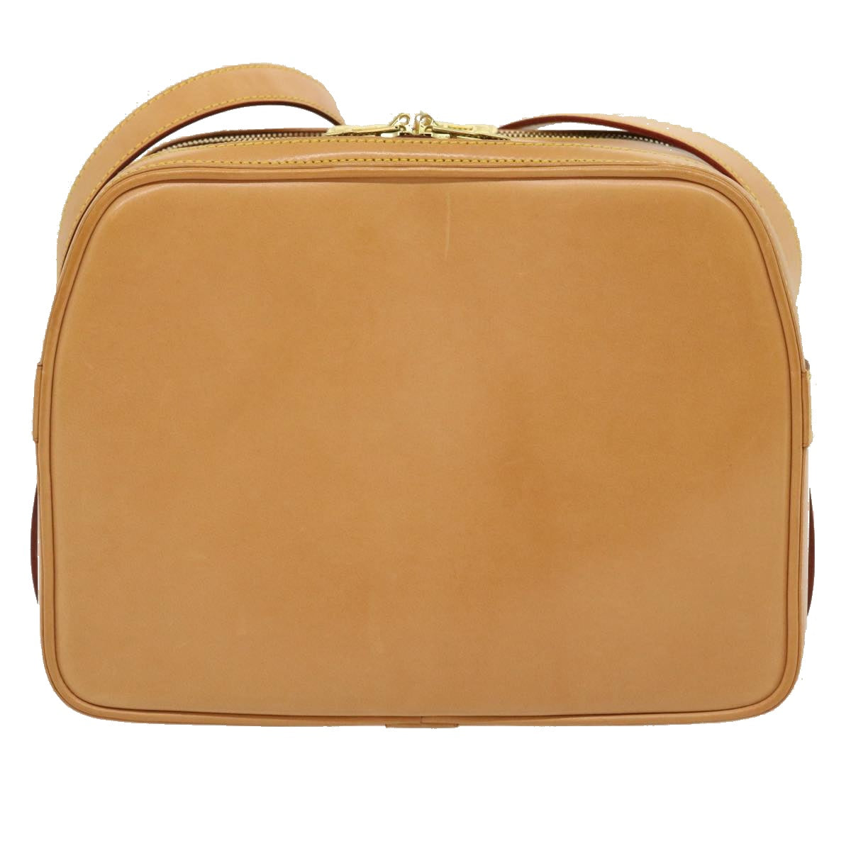 LOUIS VUITTON Nomad Leather Reporter PM Shoulder Bag SPO Beige LV Auth ai626SAV