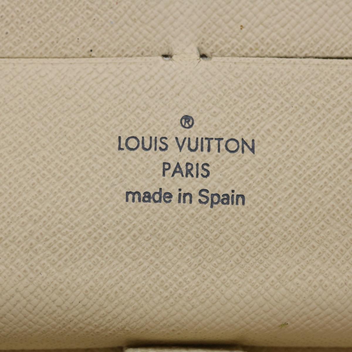 LOUIS VUITTON Damier Azur Zippy Organizer Long Wallet N60012 LV Auth ai662