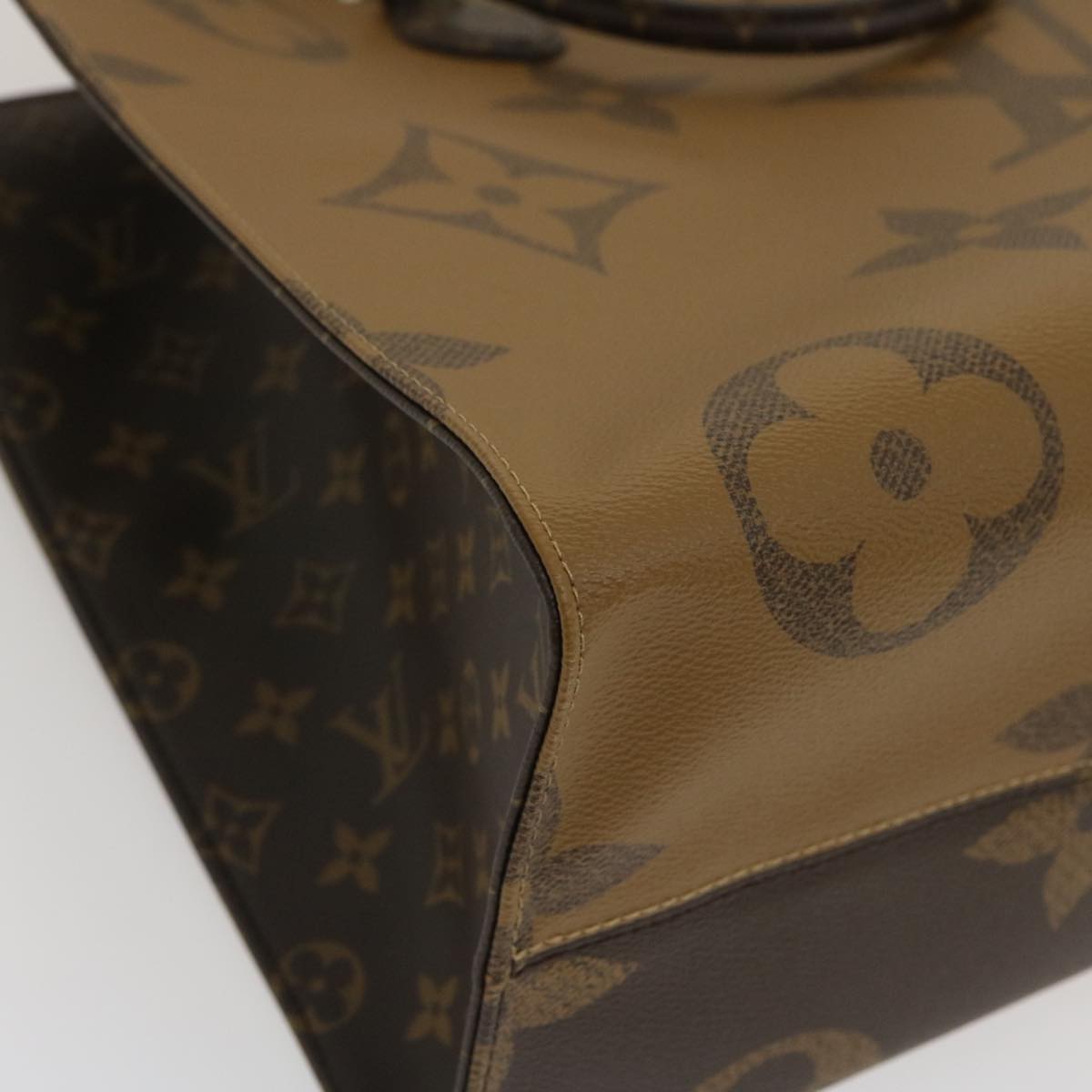 LOUIS VUITTON Monogram Reverse Giant On The go GM Tote Bag M45320 Auth ai595S