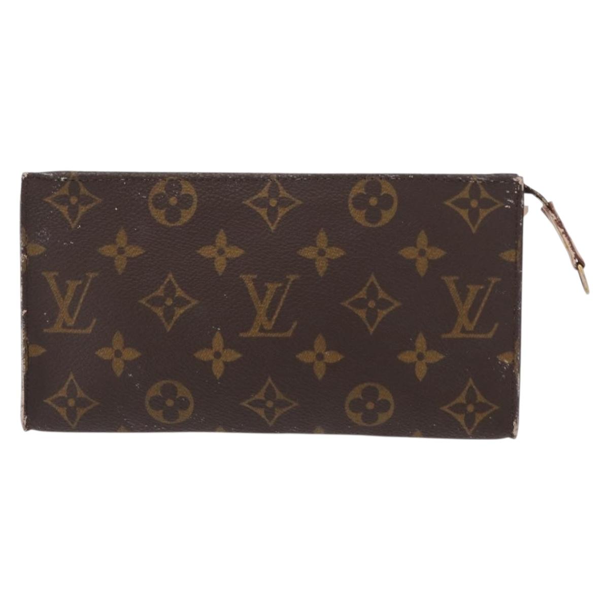 LOUIS VUITTON Monogram Bucket GM Accessory Pouch LV Auth ka002