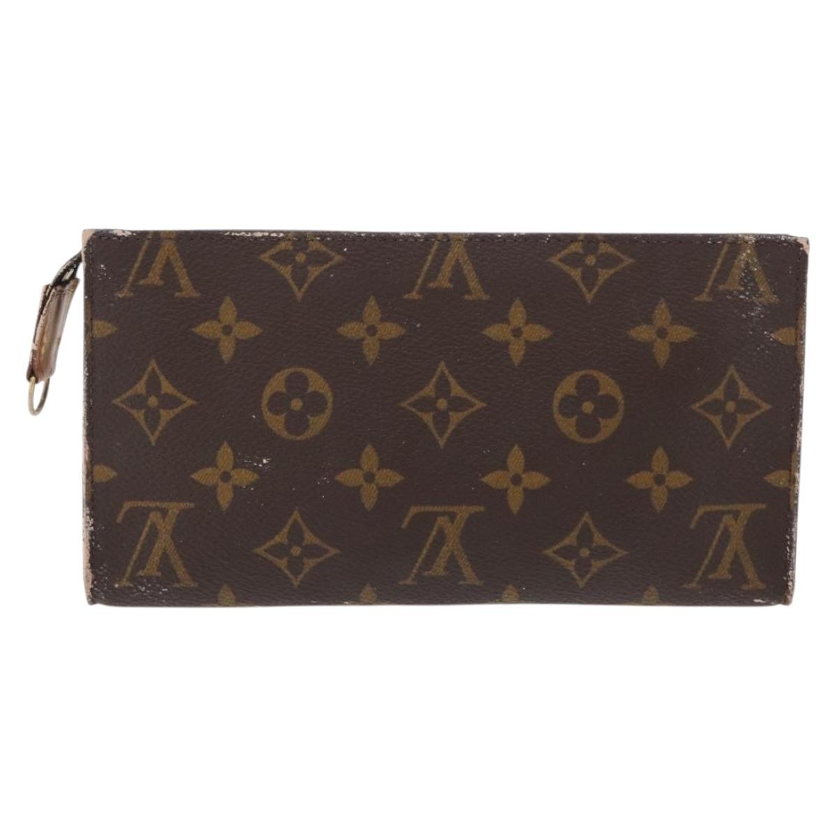 LOUIS VUITTON Monogram Bucket GM Accessory Pouch LV Auth ka002