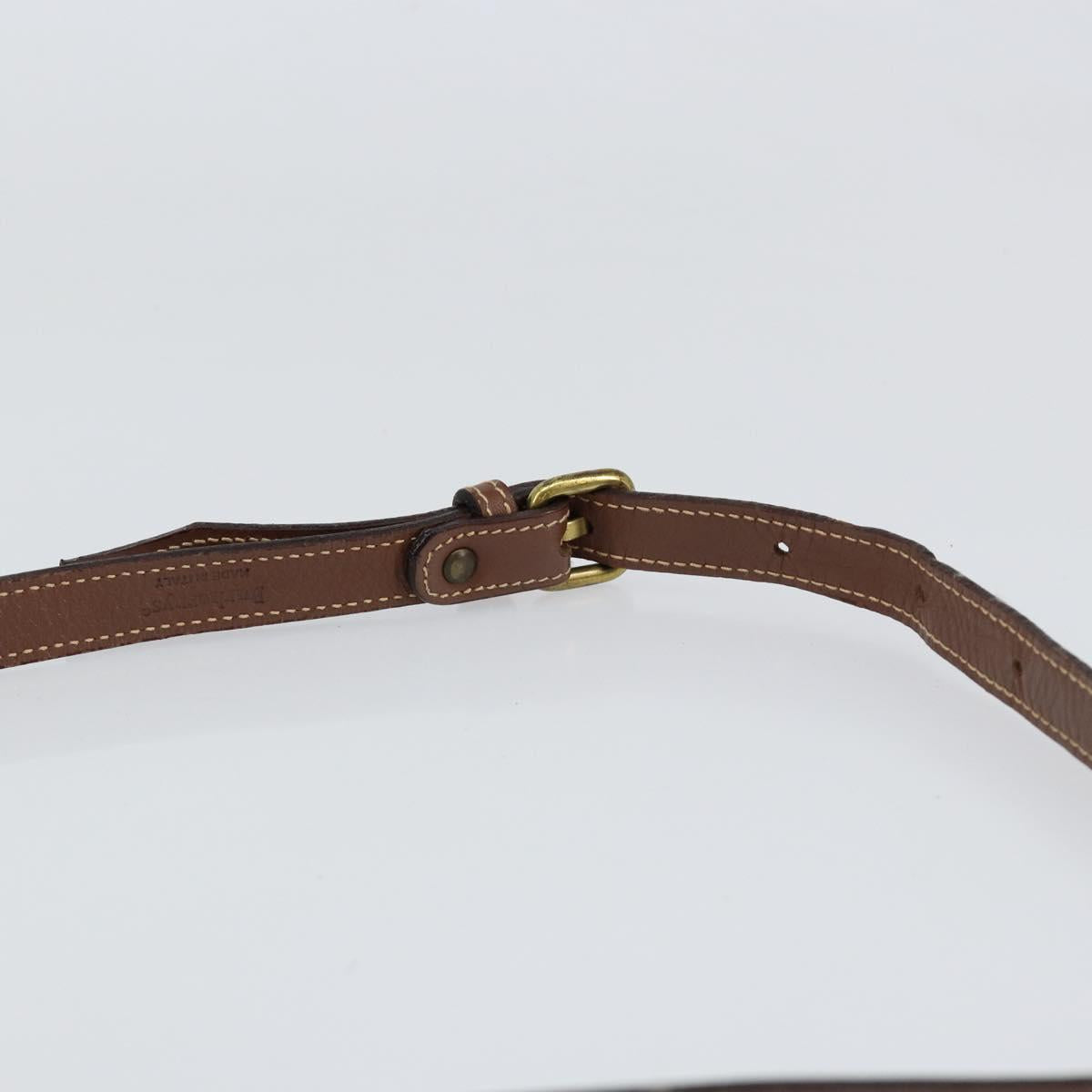 Burberrys Nova Check Shoulder Bag PVC Beige Gold Auth ka004