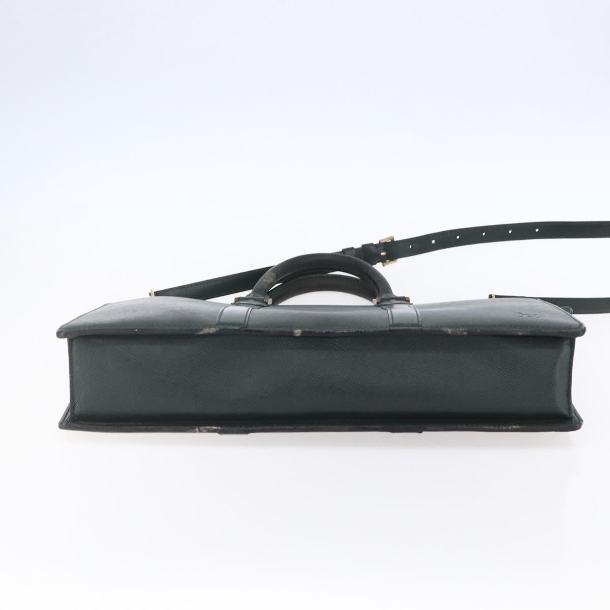 LOUIS VUITTON Taiga Porte Documents Rozan Bag Epicea M30054 LV Auth ka008