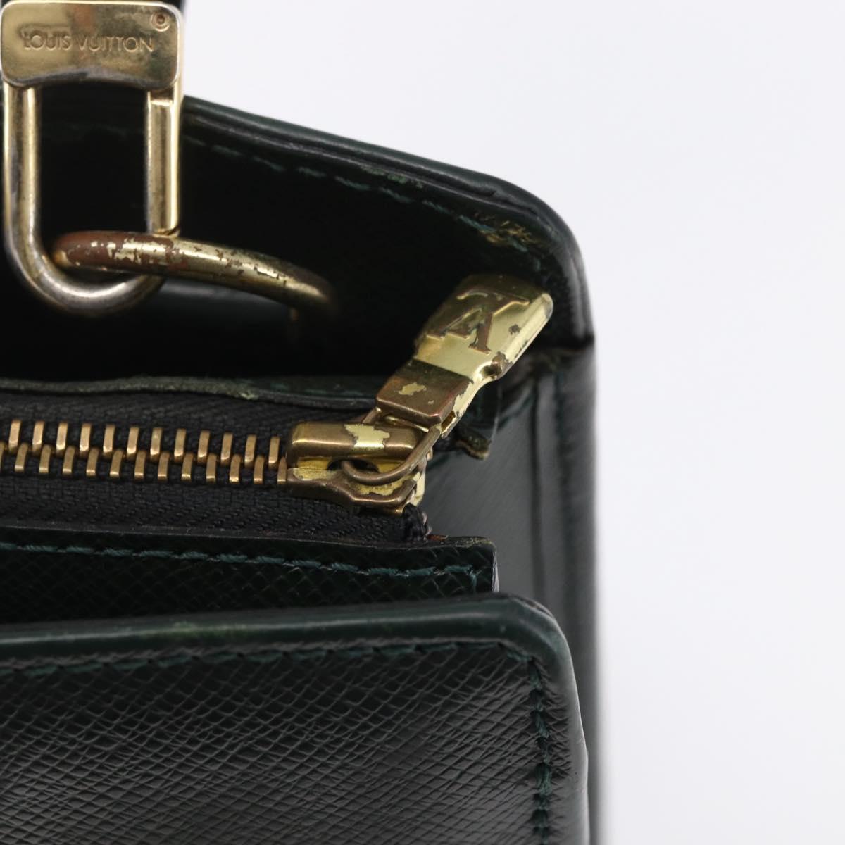 LOUIS VUITTON Taiga Porte Documents Rozan Bag Epicea M30054 LV Auth ka008