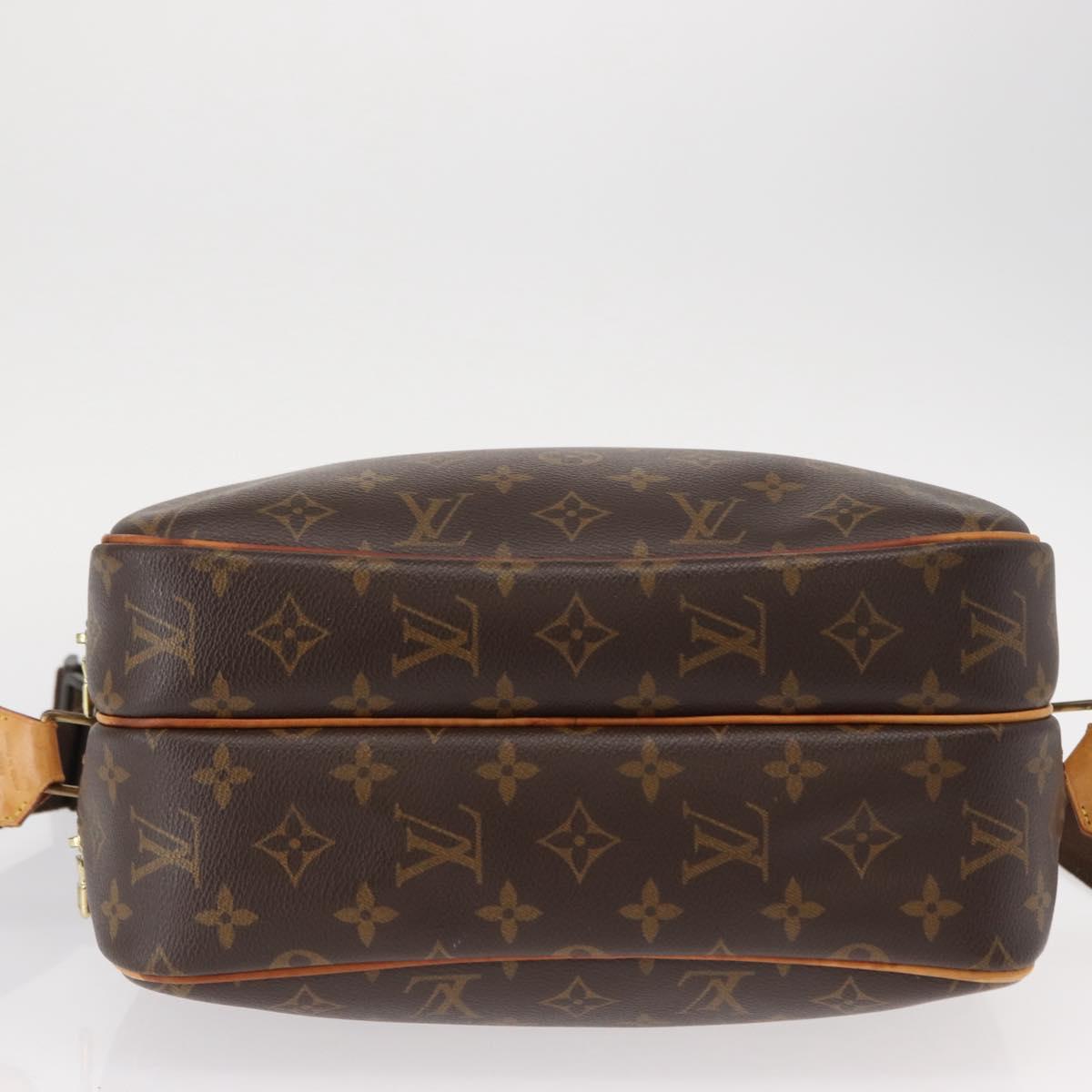 LOUIS VUITTON Monogram Reporter PM Shoulder Bag M45254 LV Auth ka011A