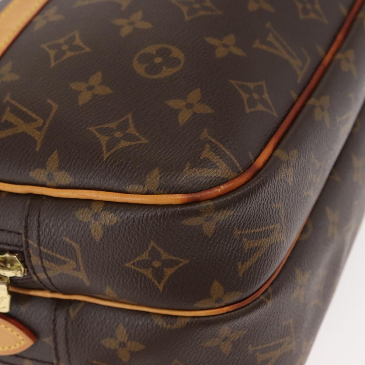 LOUIS VUITTON Monogram Reporter PM Shoulder Bag M45254 LV Auth ka011