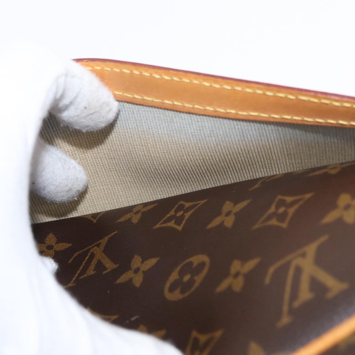 LOUIS VUITTON Monogram Reporter PM Shoulder Bag M45254 LV Auth ka011A