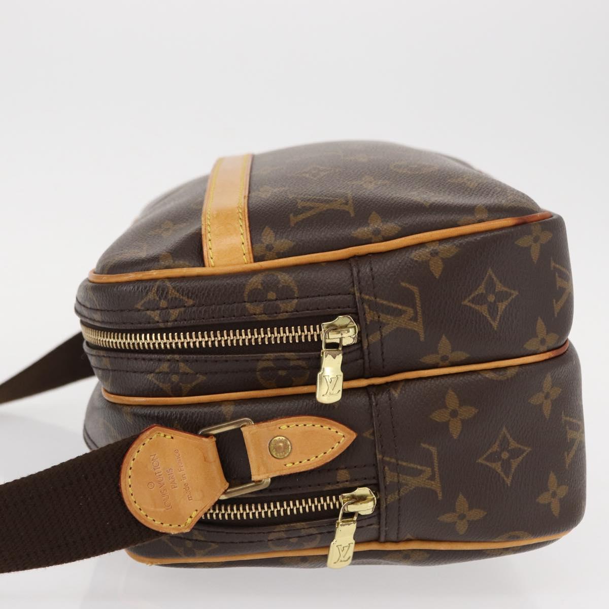 LOUIS VUITTON Monogram Reporter PM Shoulder Bag M45254 LV Auth ka011A